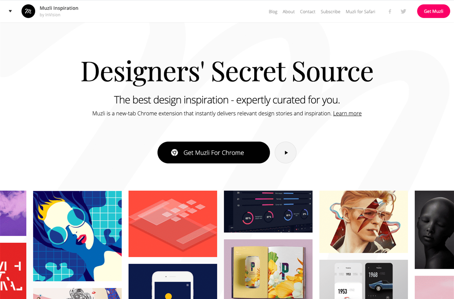 muzli curated content