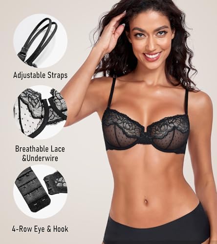 Vue 4 de Soutiengorge Balconnet Pushup Pour