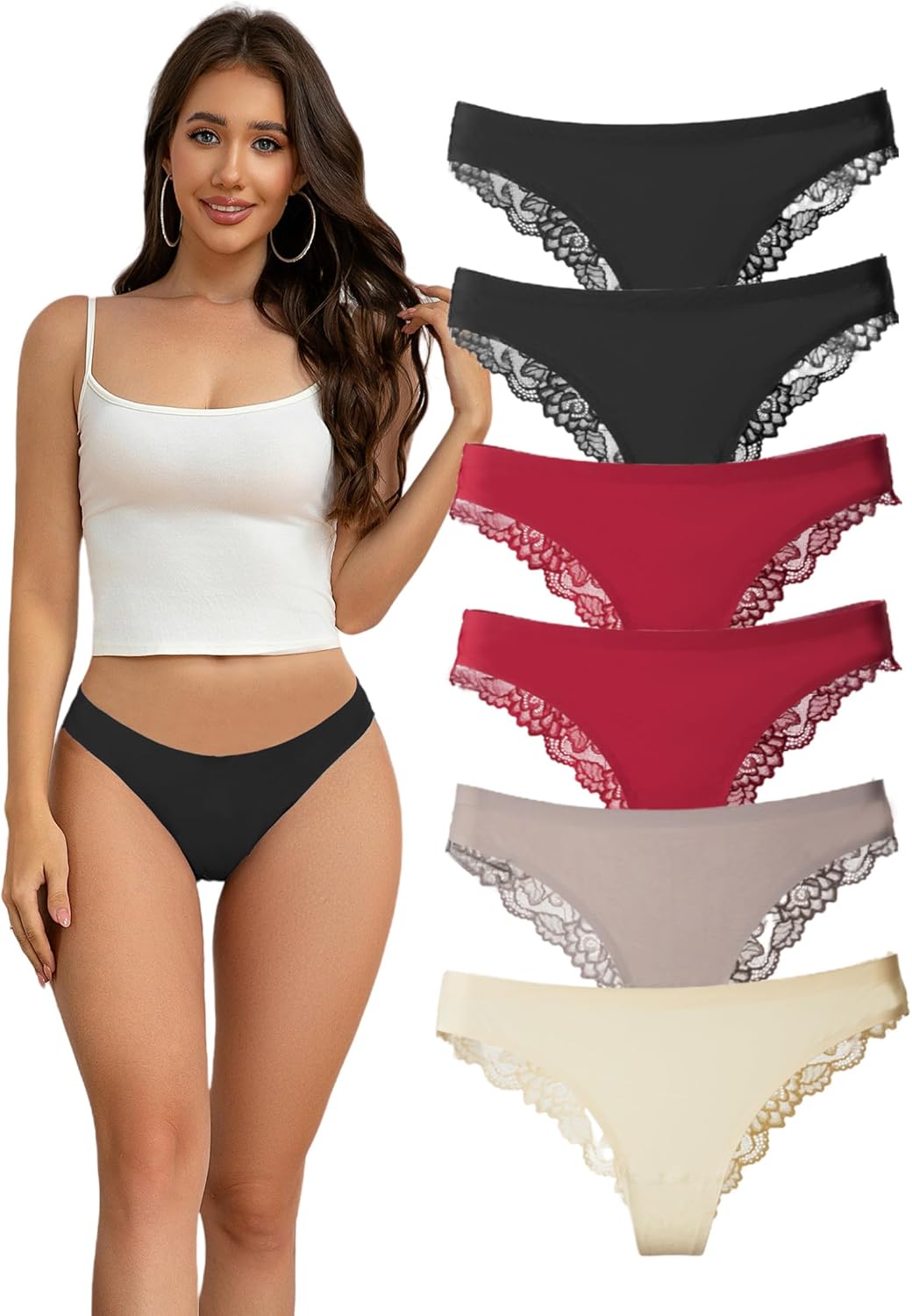 Culotte Avec Tanga Pompons