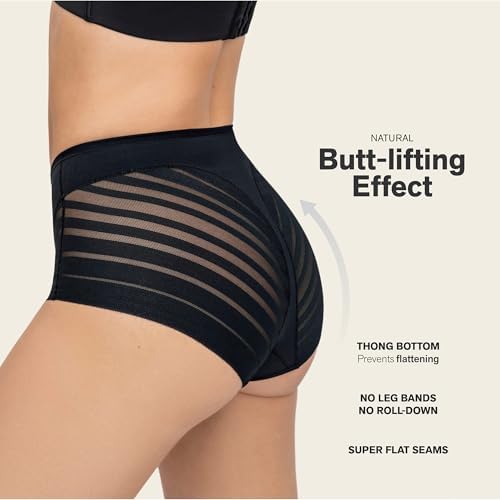 Vue 3 de Culotte Gainante Classique Avec