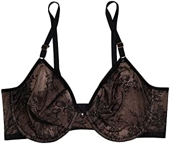 Vue 3 de Soutiengorge Demiarmatures En Maille