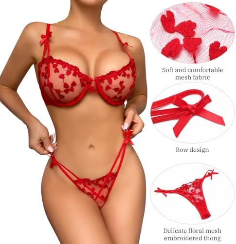 Vue 2 de Sexy Femme Ensemble Lingerie