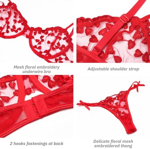 Vue 6 de Sexy Femme Ensemble Lingerie