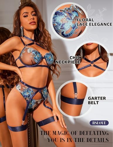 Vue 3 de Femme Ensemble Lingerie En