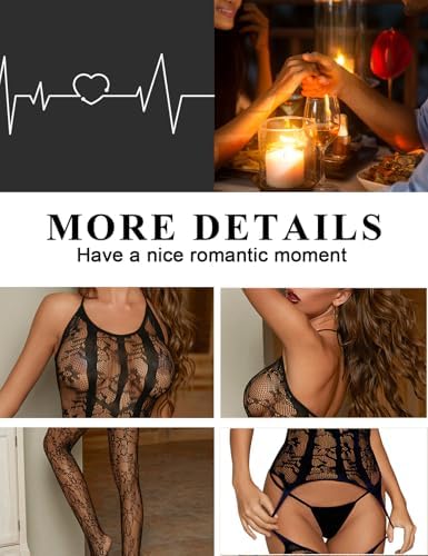 Vue 5 de Femmes Lingerie Dentelle Tenue