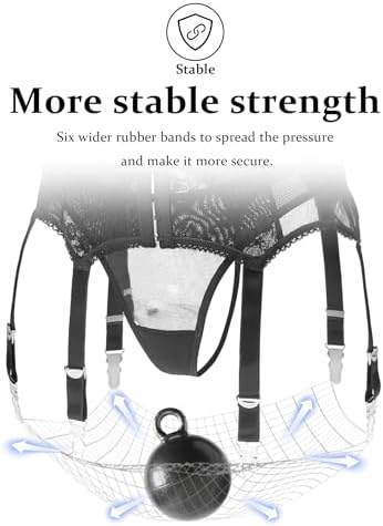 Vue 3 de Porte Jarretelle Sexy Femme