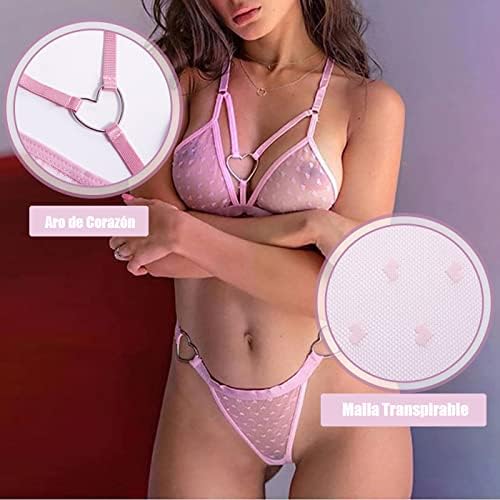 Vue 4 de Ensembles Lingerie Sexy Maille