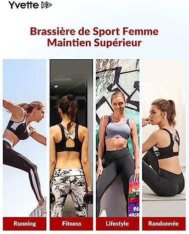 Vue 5 de Soutien Gorge De Sport