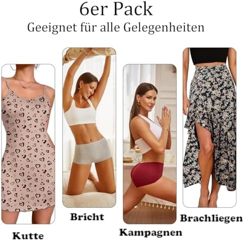 Vue 4 de Boxer Femme Shorty Culotte