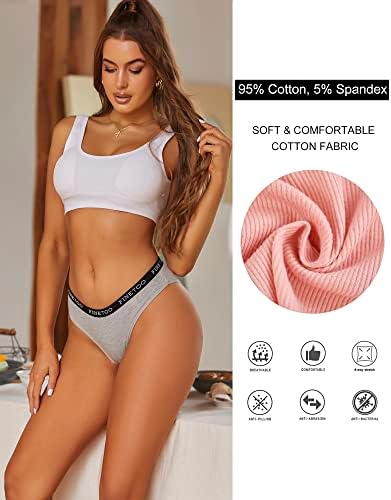 Vue 2 de Slips Coton Femmes Sousvetements