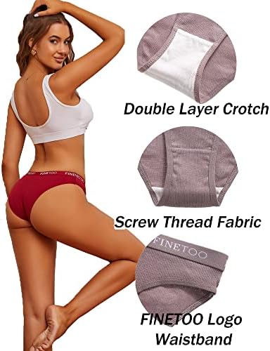 Vue 4 de Slips Coton Femmes Sousvetements