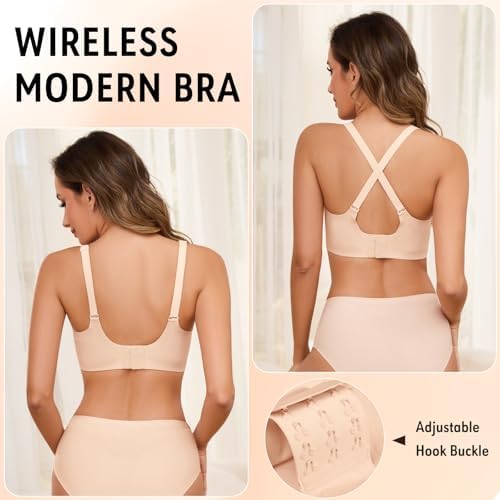 Vue 2 de Soutiengorge Femme Sans Armature