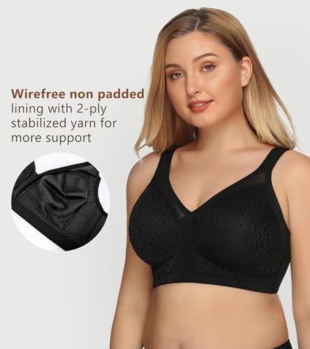 Vue 4 de Soutiengorge Femme Minimiseurs Dentelle