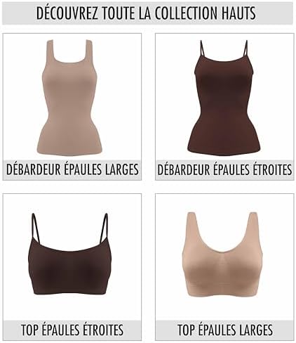 Vue 6 de Soutien Gorge Sans Armature