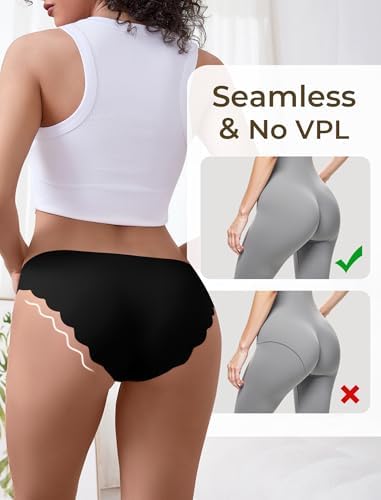 Vue 3 de Culotte Sans Couture Femmeslip