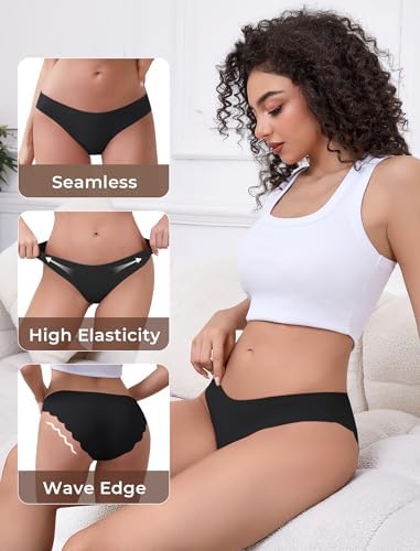 Vue 4 de Culotte Sans Couture Femmeslip