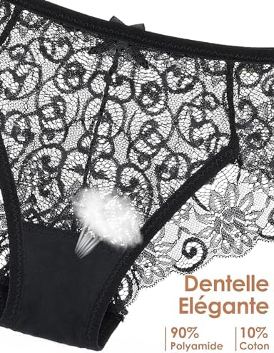 Vue 5 de Pieces Culotte Femme Dentelle