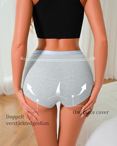 Vue 5 de Boxer Femme Coton Shorty