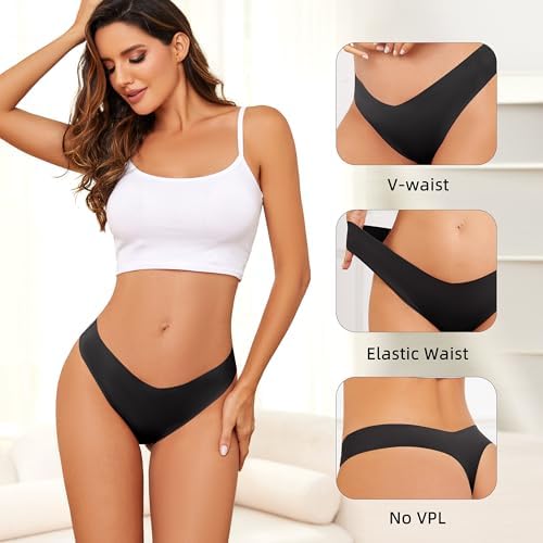 Vue 3 de Culotte Femme Sans Coutures