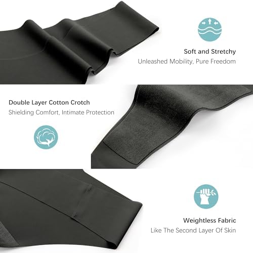 Vue 4 de Culotte Femme Sans Coutures