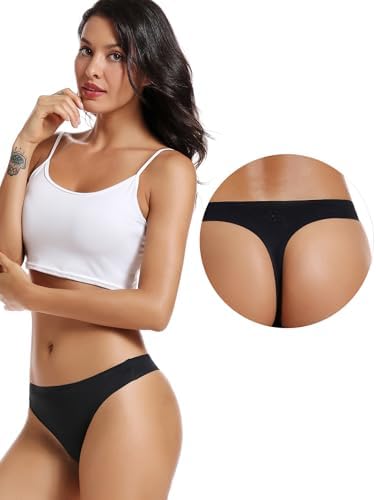 Vue 2 de String Tanga Femme Sans