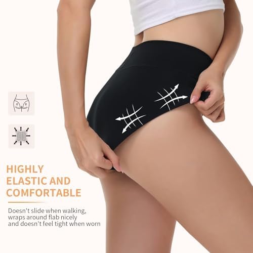 Vue 4 de Culotte Femme Coton Taille