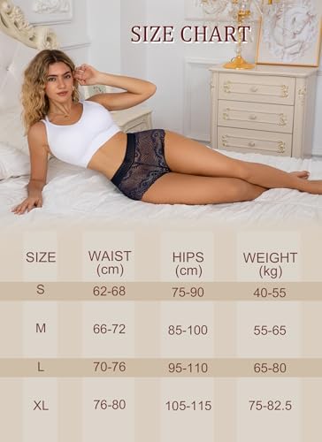 Vue 7 de Culotte Femme Dentelle Taille