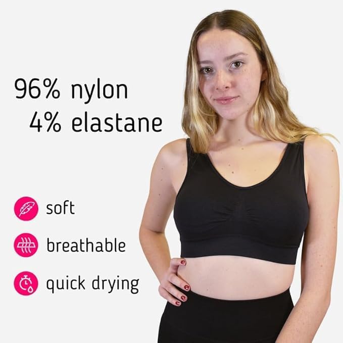 Vue 2 de Soutiensgorge Confortables Sans Fil