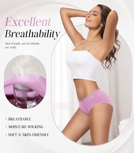 Vue 4 de Culottes Femme Coton Elasticite