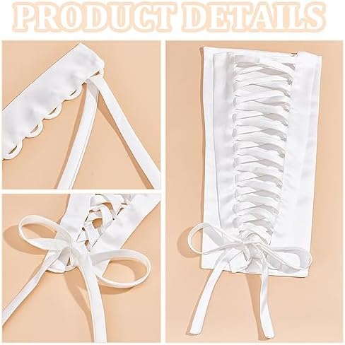 Vue 4 de Benecreat Ensemble Corset Satin