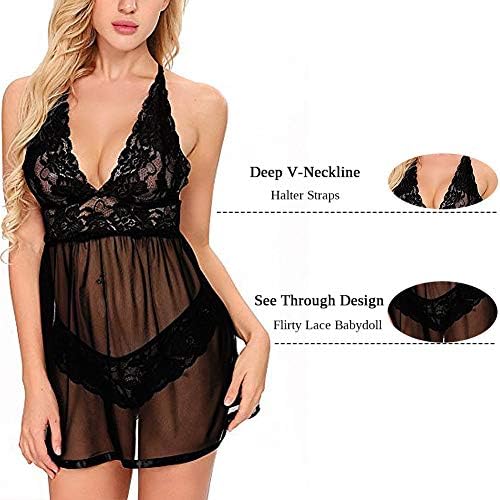 Vue 2 de Femmes Sexy Lingerie Nuisette