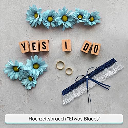 Vue 4 de Jarretiere De Mariee Pour