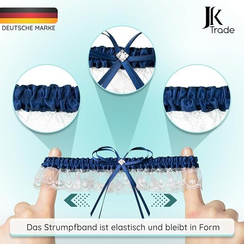 Vue 5 de Jarretiere De Mariee Pour