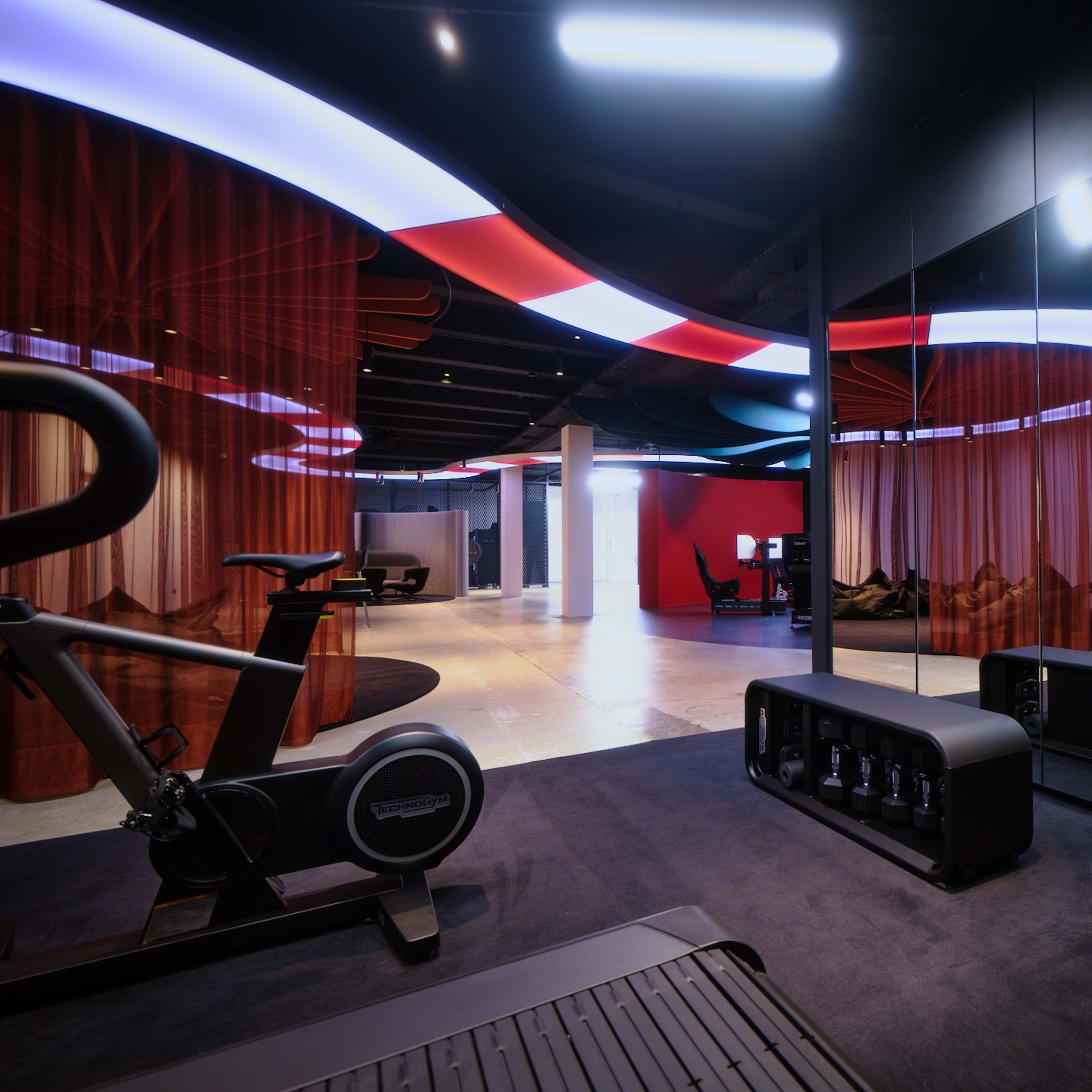 Fitness Bereich im PEPC