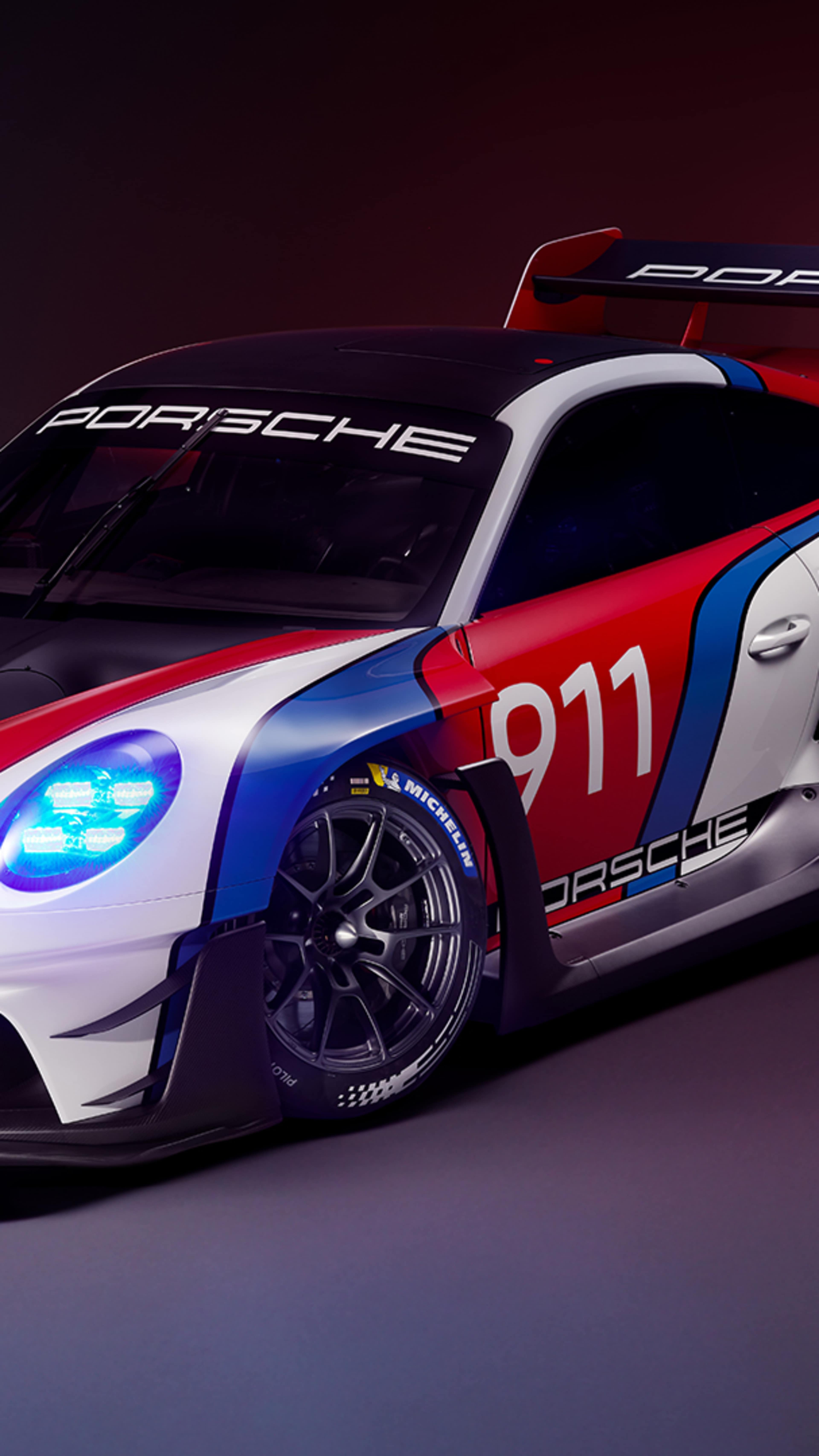 3/4 front motive of the GT3 R rennsport in studio environment.