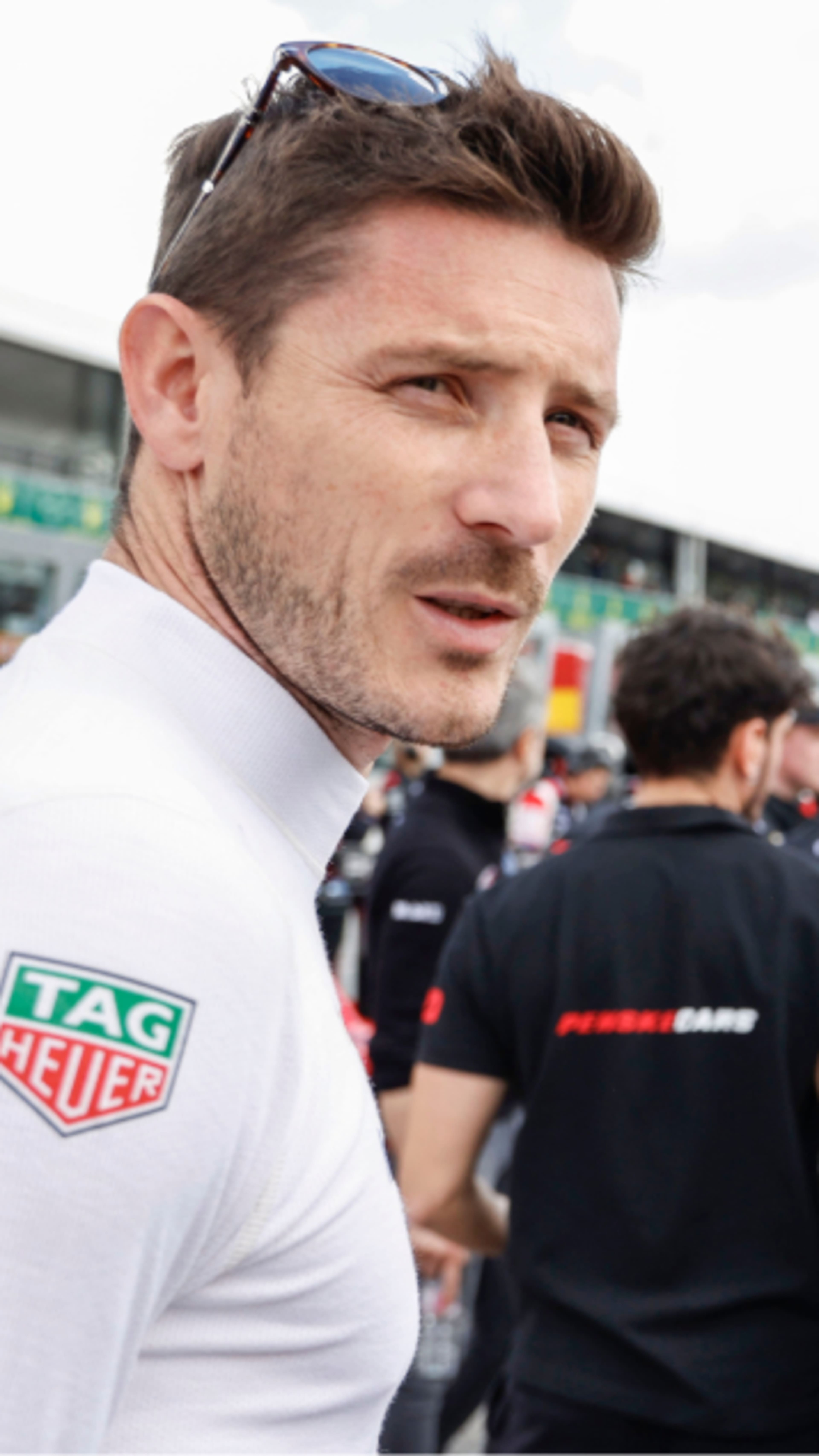 Driver and Manager looking focussed