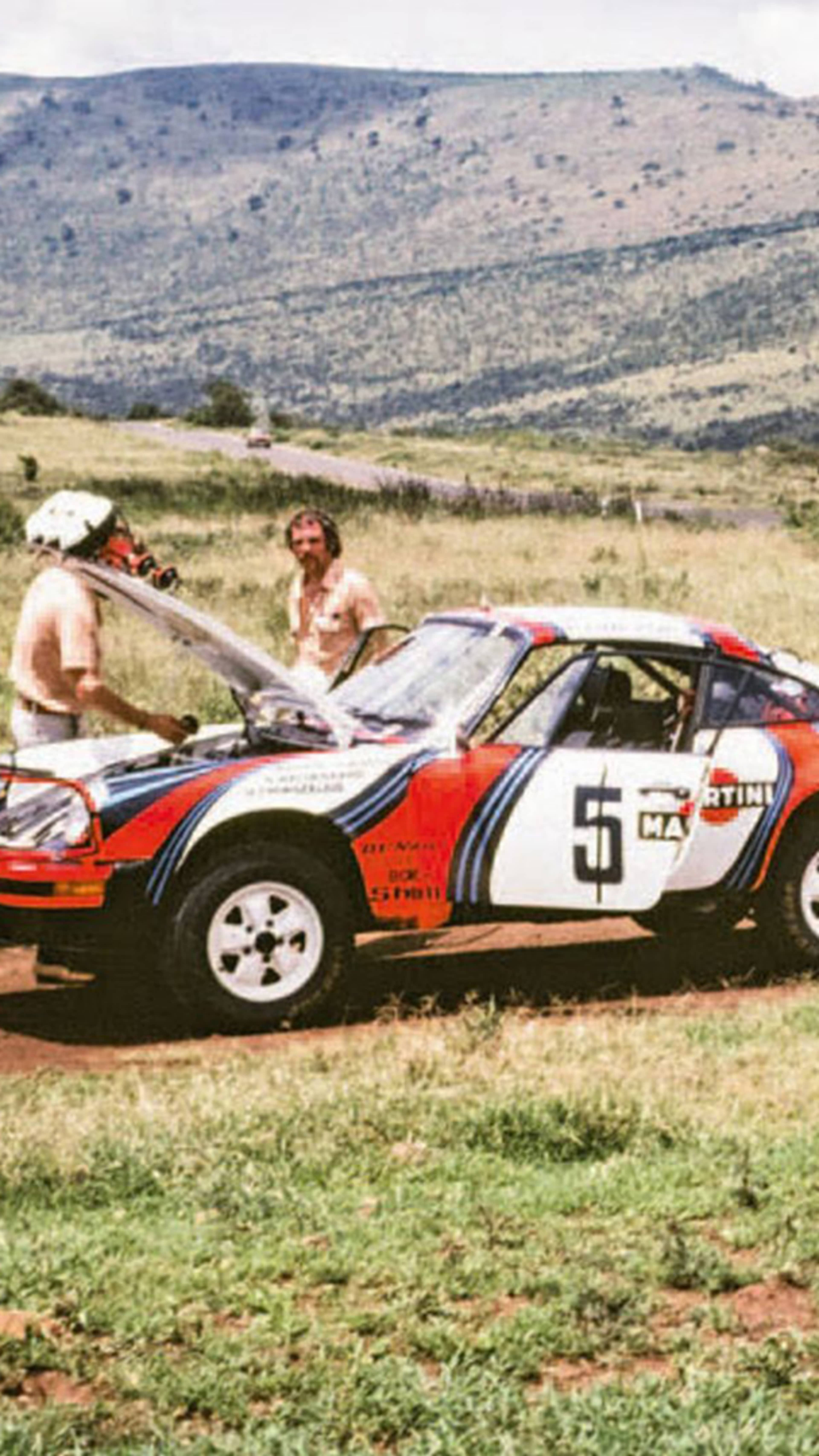 Porsche 911 SC East African Safari - African podiums