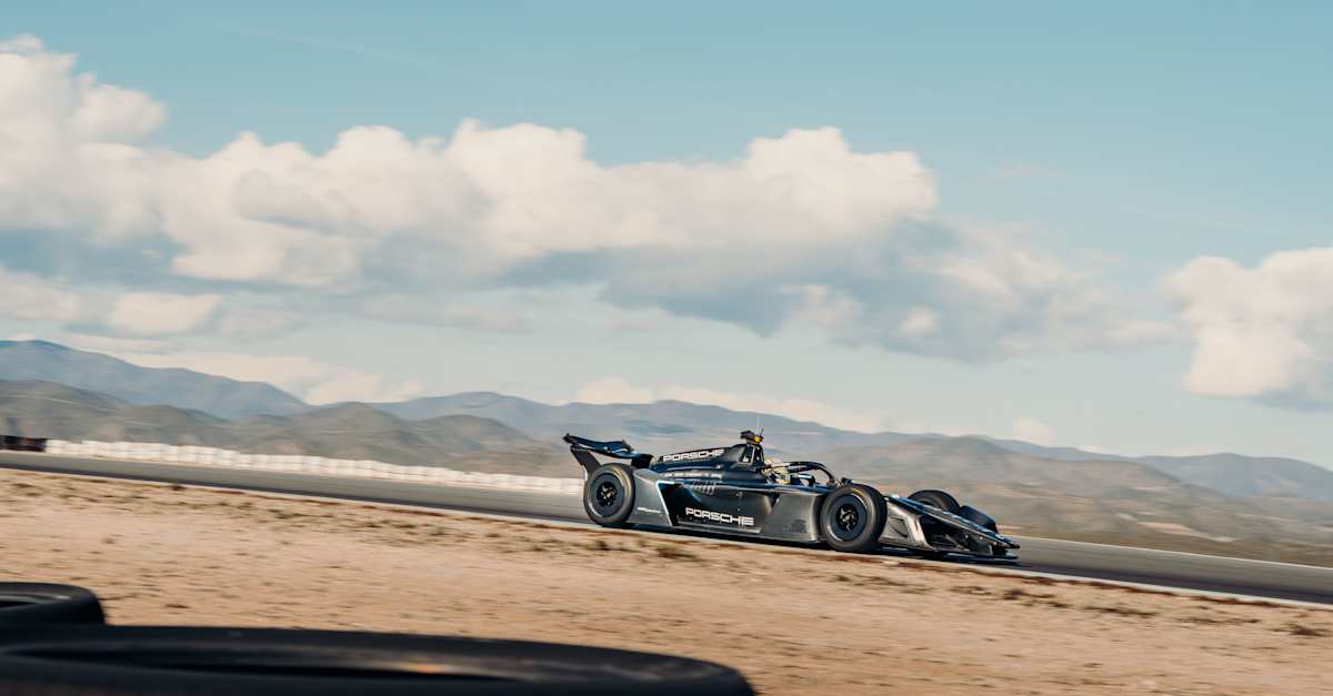 All-new Porsche GEN4 Formula E car hits the track