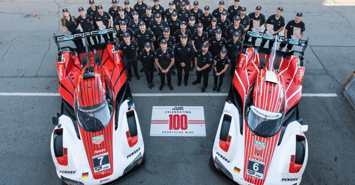 Porsche gets 600th IMSA win at Laguna Seca, 100th sportscar victory for ...