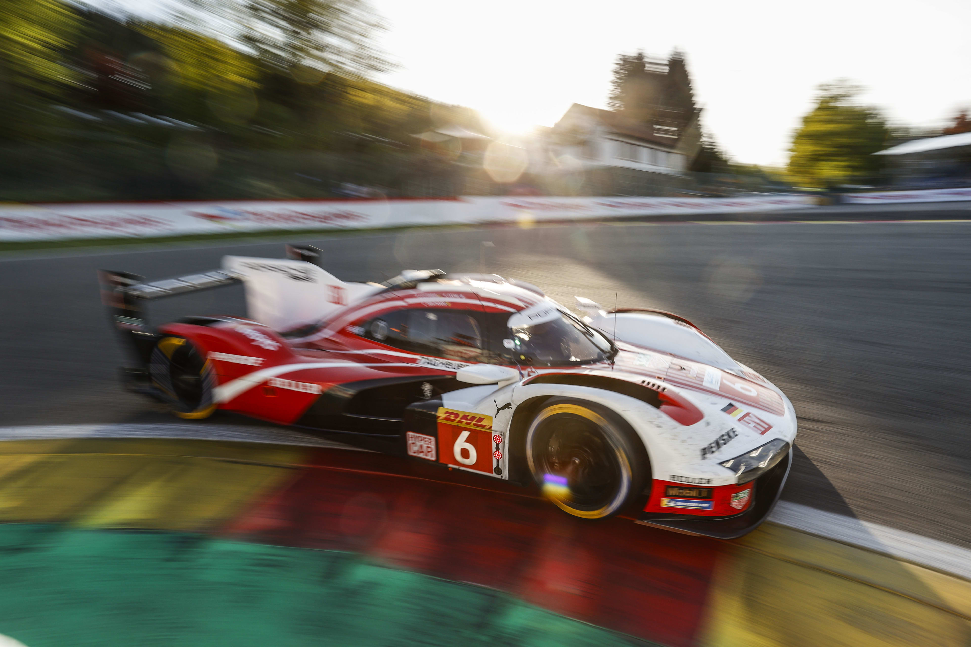 Porsche Penske Motorsport Team Car #6 at Spa