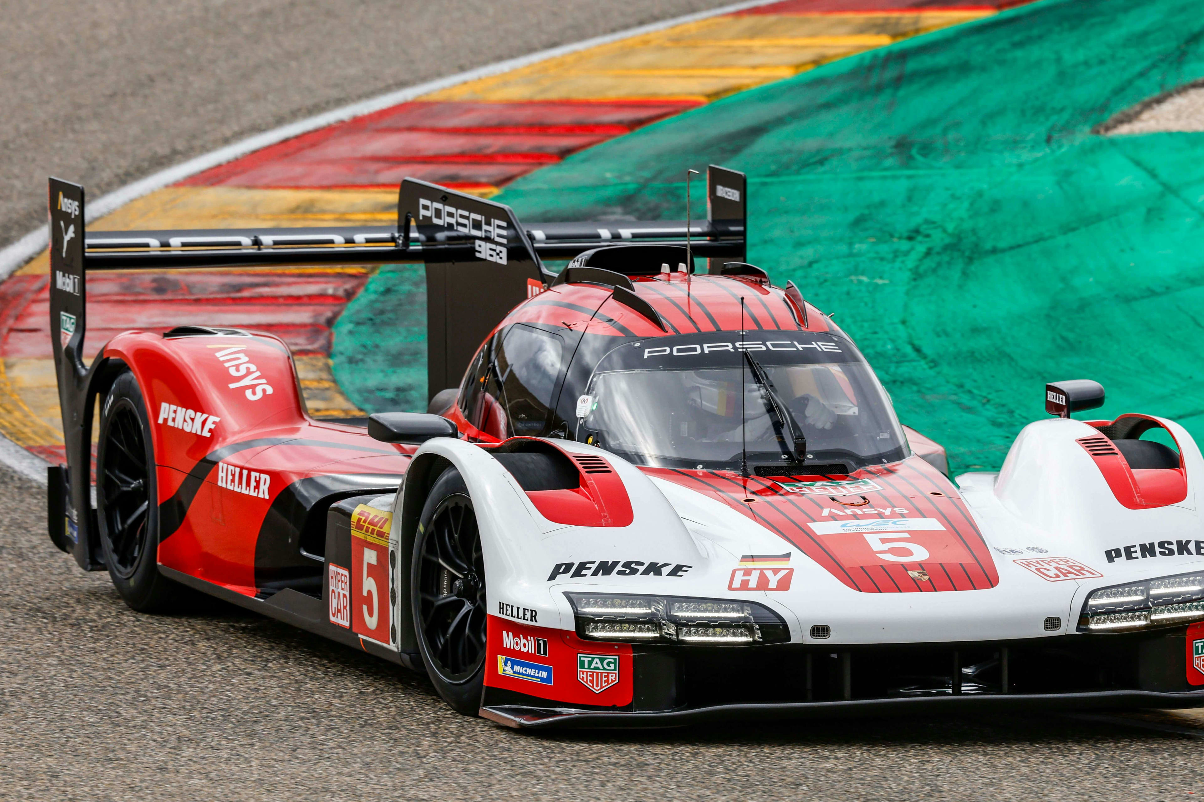 Sebastian Vettel during his test drive