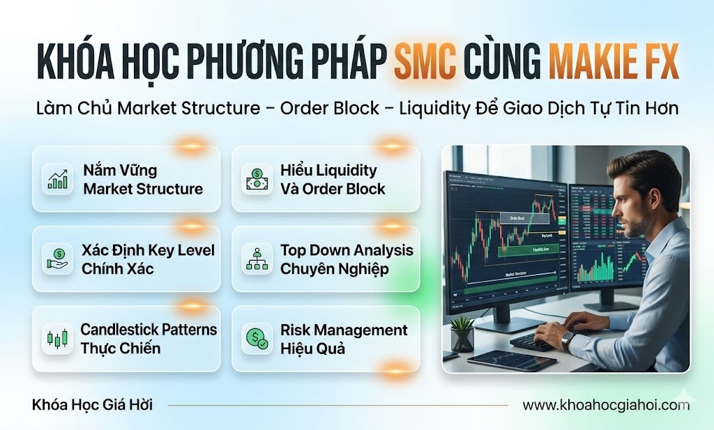 Khóa Học Phương Pháp Smc Cùng Makie Fx