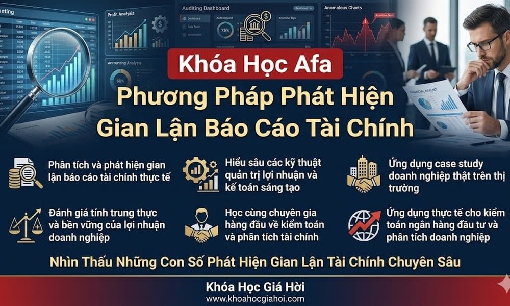 Khóa Học Afa Phương Pháp Phát Hiện Gian Lận Báo Cáo Tài Chính