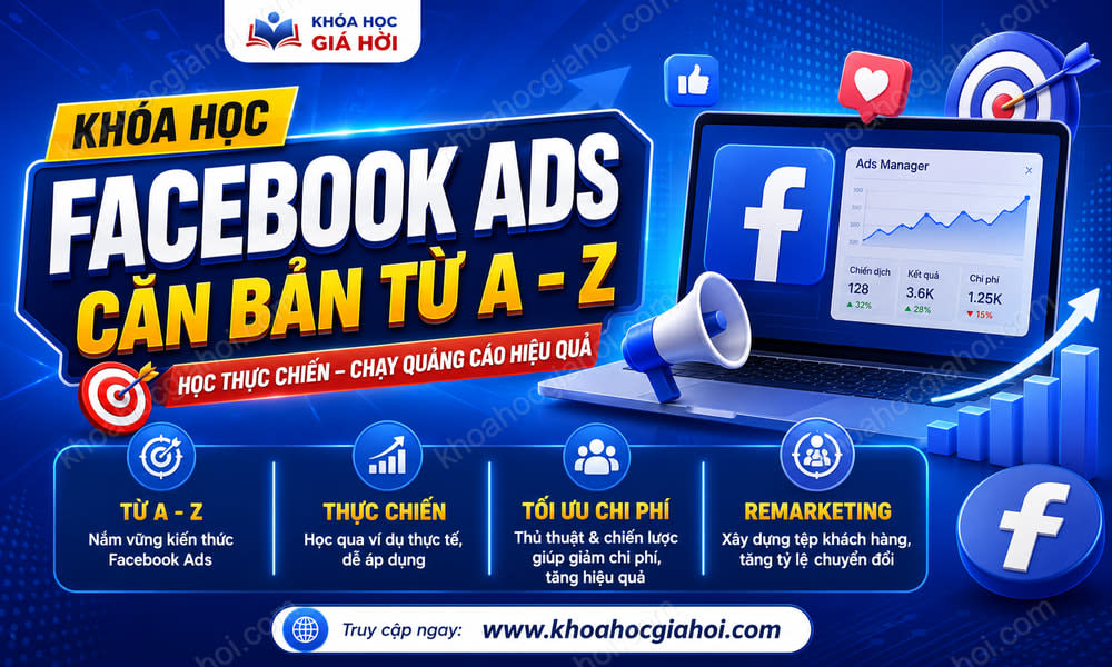 Khóa Học Facebook Ads Căn Bản Từ A - Z