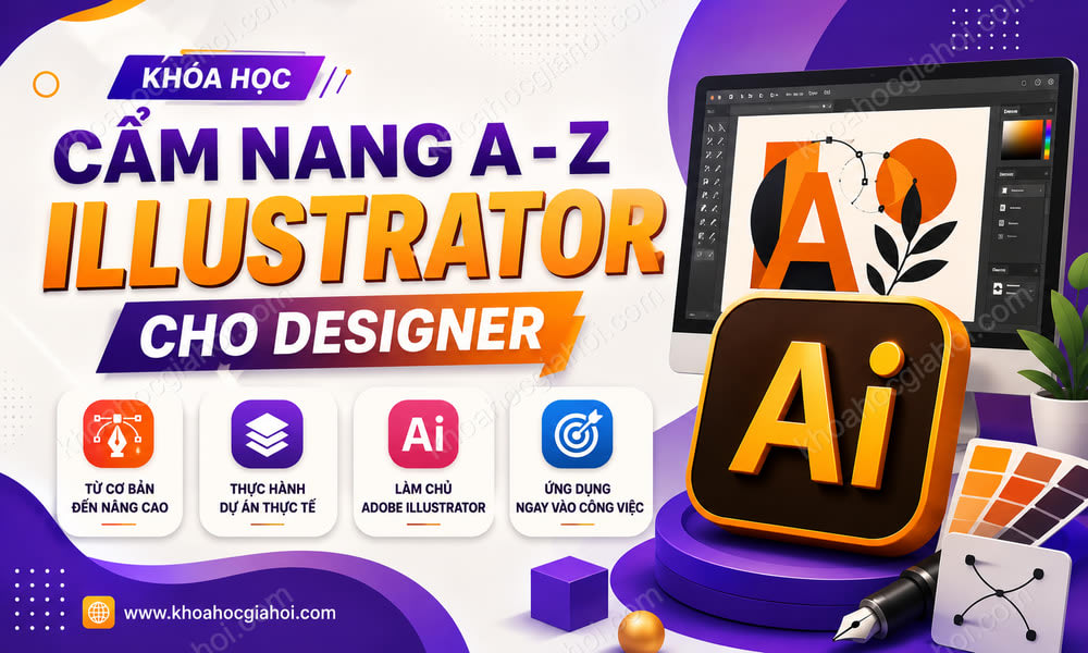 Khóa Học Cẩm Nang A - Z Illustrator Cho Designer
