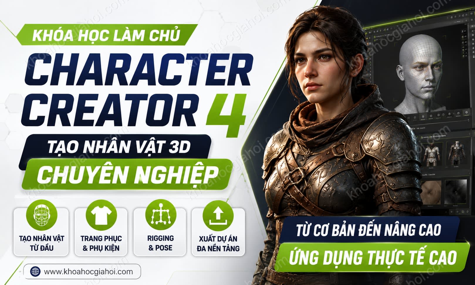 Khóa Học Làm Chủ Character Creator 4 – Tạo Nhân Vật 3D Chuyên Nghiệp