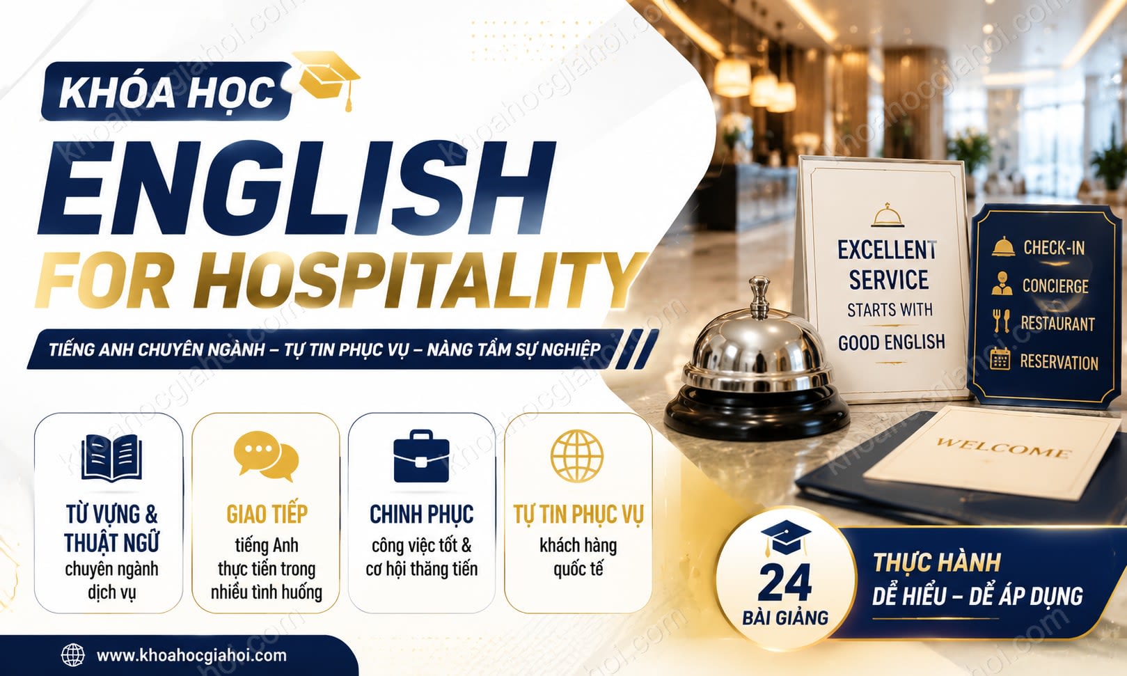 Khóa Học English For Hospitality