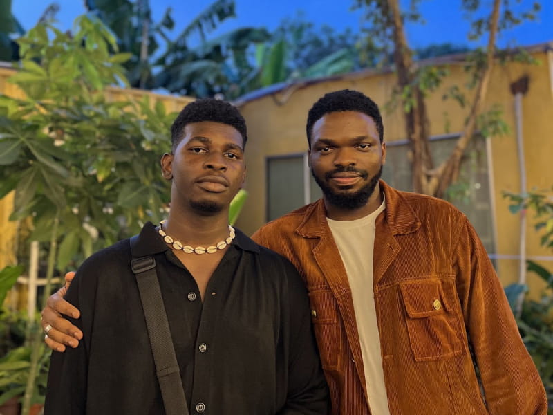 Seyi and Isaac side by side