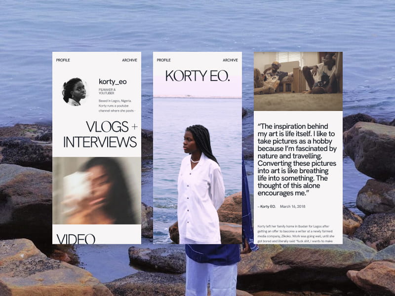 Screenshots from Korty EO