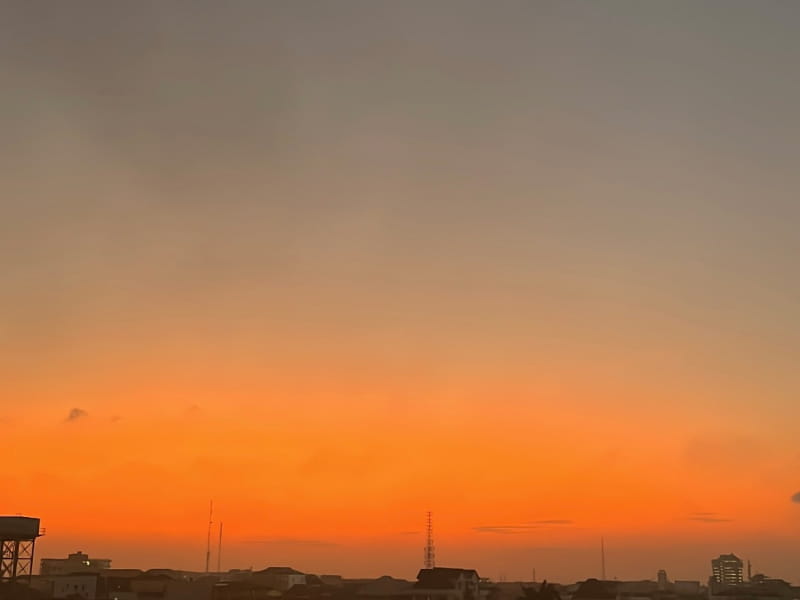 sunset at Null address